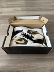 Jordan Air Jordan 1 Mid Black White Gold Men s Athletic Shoes Leather Upper