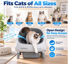 Self-cleaning Cat Litter Box With App Control   Odor Removal