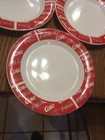 Lot Of Four Sakura Coca-cola Dinner Plates Stoneware