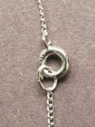 Women s  Sterling Silver Necklace 18 Inch 1 3mm Vintage Choker Chain Jewelry