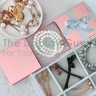 Bulk Cardboard Kraft Paper Jewelry Gift Boxes Cotton Filled Rose Gold - Shipping