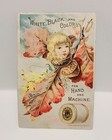Antique Victorian Trade Card Sewing J p Coats 6 Cord Thread 1880s 4 X 2 5 Oak