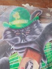 Coors Beer Wolf Cardboard Nos Jointed Sign Display 40 Inch Vintage 1984 Irish
