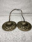 Antique Tibetan Tingsha Brass Meditation Bells-twin Dragon Design