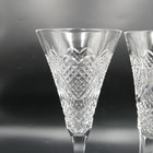 Waterford Crystal Celebration Champagne Toasting Flutes Love Hearts 10 25  Pair