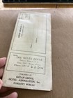Antique Ocean Grove Nj Hotel Association Brochure With Map  hotel List Etc