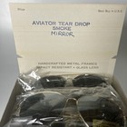 Nos Aviator Tear Drop Mirror Sunglasses Japan Flight Glass Lens 70s 80s 100 Vtg