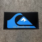 Vintage Quiksilver Store Display Sign Double Sided Board 36x18 Surf Skate