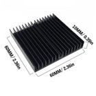 Heatsink Kit 2 Pcs 60x60x10 Mm Square Cooler Aluminum Heat Sink Set With Adhesiv