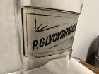 Antique  19th Century Apothecary Glass Bottle Jar P glycyrrh co W t co