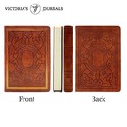 Vintage Leatherette Journal Hard Cover Lined Old Looking Notebook A5 Brown 2
