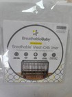 New Breathable Baby Mesh Crib Liner Classic - White - Free Shipping