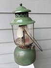 Vntg Akron    Montgomery Ward Double Mantle Lantern Un Tested Coleman Glass         