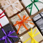 Rainbow Ribbon Set Solid Color Assortment 10 Colors Double Faced Satin Ribbon   