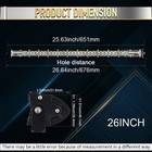 26  Led Work Light Bar Spot Flood Combo Driving Offroad 4wd Truck Utv Fog Lamp