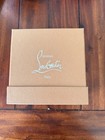 Christian Louboutin Mens Loubi Signature Spike Grey Red Belt 100-40 