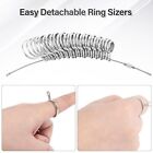 Ring Sizer Stainless Steel Finger 0-13 Sizing Measuring With Half Size 27 Pcs