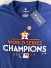 Houston Astros Xl 2017 World Series Champion Men s Xl Navy T-shirt New With Tags