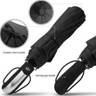 Large Automatic Umbrella Anti-uv sun 3 Folding Rain Windproof Open close Outdoor