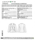 Vogue V9342 Custom Couture Jacket Sz 6-14 Uncut Sewing Pattern Out Of Print