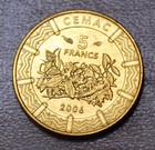 2006 Central African States 5 Francs Unc 