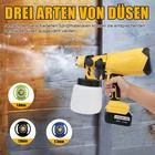 Cordless High Pressure Paint Sprayer Electric Spray Gun Kit Battery For Makita 