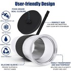 Uhapeer 2 Pack Reusable Boba Tea Cups  24oz Iced Coffee Cup With Straw And Lid 