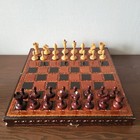 Soviet Wooden Chess Set 70s Vintage Antique Large Big Handmade Carved Ussr