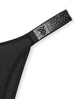 Victoria s Secret Very Sexy Scattered Shine Strap Brazilian Panty Black S M