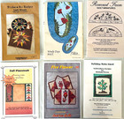 Lot 39 Patterns Full Size   Smaller Quilts Crafts Decorated Clothes Tableware