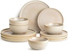 Stoneware Dinnerware Sets For 4  12-piece Scratch Resistant Plates