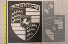 Porsche Logo Stencil Set - 3 Sizes - 3  6  And 9   paint Or Carpet Stencils 