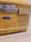 Vintage American Tourister Escort Travel Train Case Luggage Mirror Tray Yellow