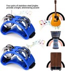 Foot Tambourines With Jingles Percussion Instrument For Dancing