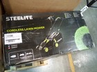 Steelite Dg500 13in 21v Electric Cordless Lawn Mower With 4 0ah Battery  Used