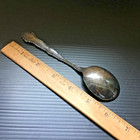 Vintage Oneida 1881 Rogers Relief Floral Handle Silver Plated Spoon 6 l X 1 5 w