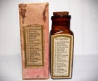 Old   17 Piles  Medicine Bottle - Antique Pharmacy Drug Pill Bottles