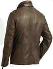 Genuine Lambskin Leather M-65 Field Military Army Rambo Desert Storm Coat Jacket