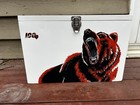 Miller Lite Chicago Bears Metal Cooler Ice Chest Read