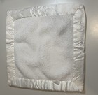 Little Giraffe Security Blanket Lovey Lovie White Baby Satin Trim