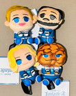 Marvel Fantastic Four First Step   You Mascot Plush Complete Set Of 4 New Sega