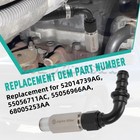 Top Heater Hose Upgrade Fit For 2007-24 Ram 6 7l Cummins 2007 5  Ram 2500 3500