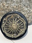 Antique Vintage Large Sunflower Button 1   1 2    Nice Quality  