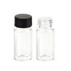 100pcs 5ml Clear Tiny Glass Vials With Screw Caps - Perfect For Diy  Crafts  Sam