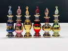 Lot  Set Of 20 Egyptian Perfume Bottle Handblown Pyrex Glass Decorative 2  Vials