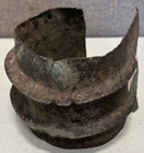 Antique African Bronze brass Manila Currency Cuff Anklet