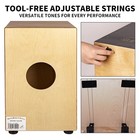 Gecko Cajon Box Drum-wooden Percussion Box Musical Instrument Bass Drum Box A   