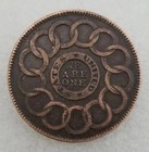 1787 Fugio Cent - Colonial Copper Coin As Shown In The Figure