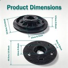 16  Floor Buffer Pad Driver For Malish 782016 Np-9200 Clutch Plate Harpoon Style
