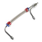 1556g Adjustable Fuel Line Fits Holley 4150 4160 Carbs With Red blue Hose Ends